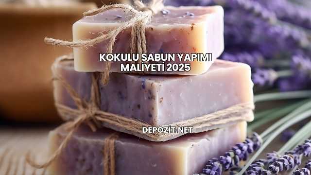 Kokulu Sabun Yapımı Maliyeti 2025