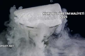 Kuru Buz Üretim Maliyeti 2025