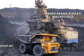 Maden Arama Ruhsatı Maliyeti 2025