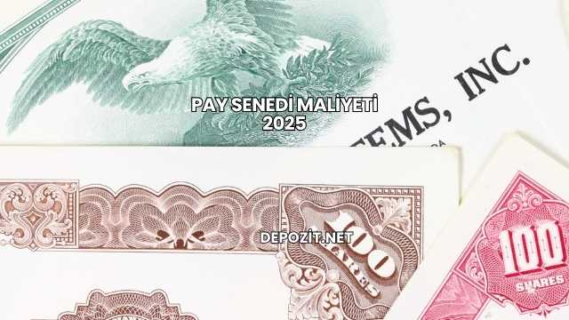 Pay Senedi Maliyeti 2025