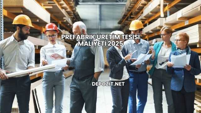 Prefabrik Üretim Tesisi Maliyeti 2025