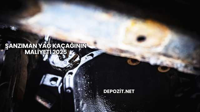 Şanzıman Yağ Kaçağının Maliyeti 2025