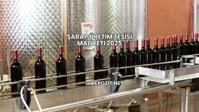 Şarap Üretim Tesisi Maliyeti 2025