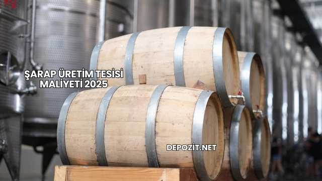 Şarap Üretim Tesisi Maliyeti 2025