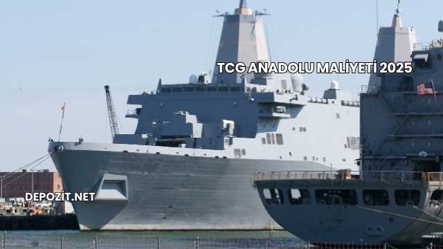 TCG Anadolu Maliyeti 2025