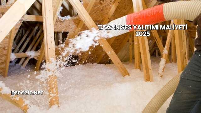 Tavan Ses Yalıtımı Maliyeti 2025