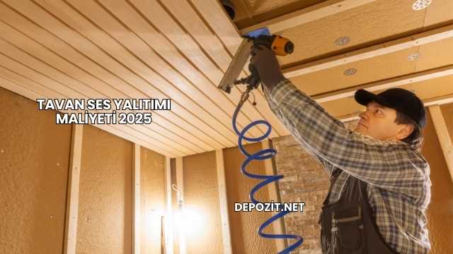 Tavan Ses Yalıtımı Maliyeti 2025