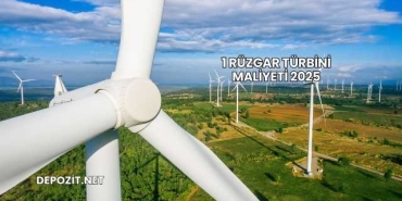 1 Rüzgar Türbini Maliyeti 2025