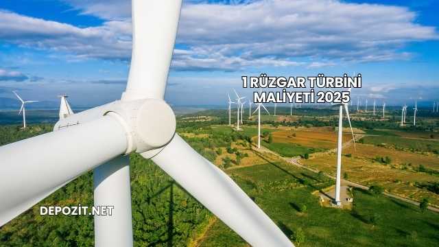 1 Rüzgar Türbini Maliyeti 2025