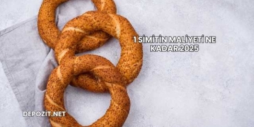 1 Simitin Maliyeti Ne Kadar 2025