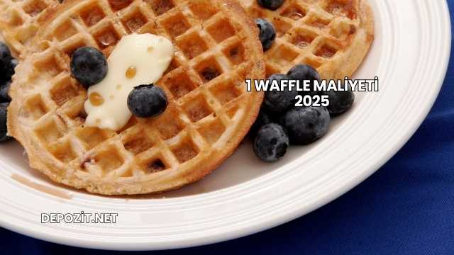 1 Waffle Maliyeti 2025