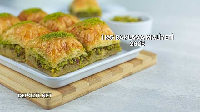 1 kg Baklava Maliyeti 2025