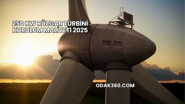 250 Kw Rüzgar Türbini Kurulum Maliyeti 2025