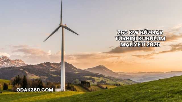 250 Kw Rüzgar Türbini Kurulum Maliyeti 2025