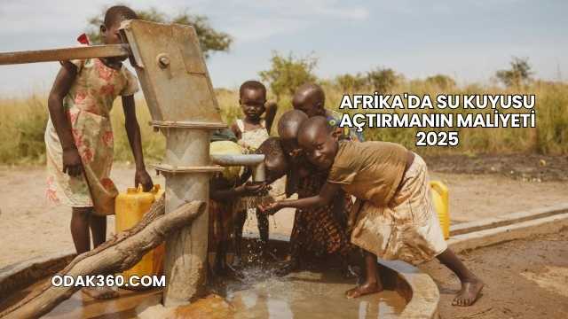 Afrika'da Su Kuyusu Açtırmanın Maliyeti 2025