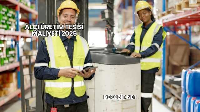Alçı Üretim Tesisi Maliyeti 2025