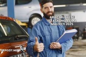Araç Muayene İstasyonu Açma Maliyeti 2025