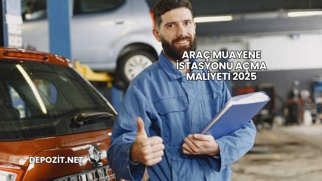 Araç Muayene İstasyonu Açma Maliyeti 2025