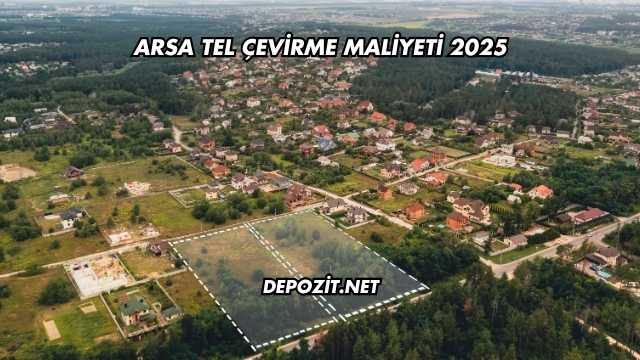 Arsa Tel Çevirme Maliyeti 2025