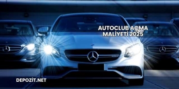 Autoclub Açma Maliyeti 2025