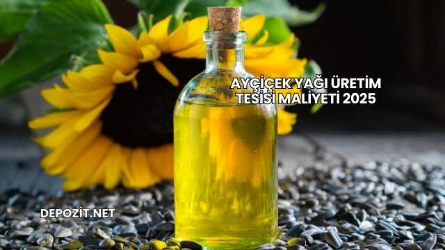 Ayçiçek Yağı Üretim Tesisi Maliyeti 2025