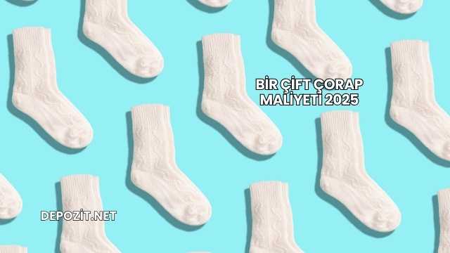 Bir Çift Çorap Maliyeti 2025