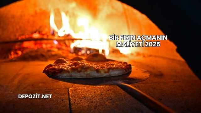 Bir Fırın Açmanın Maliyeti 2025