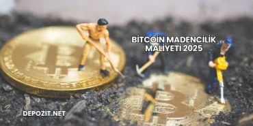 Bitcoin Madencilik Maliyeti 2025