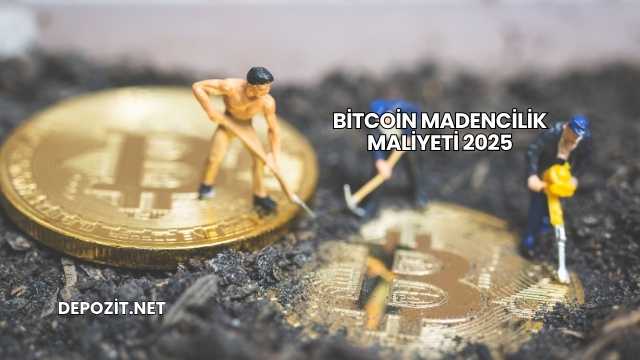 Bitcoin Madencilik Maliyeti 2025