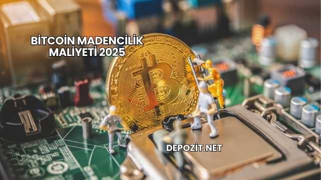 Bitcoin Madencilik Maliyeti 2025