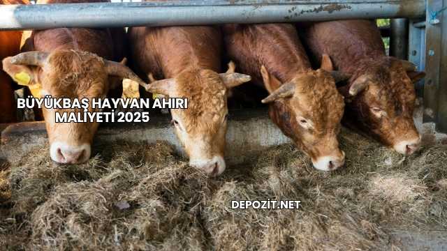Büyükbaş Hayvan Ahırı Maliyeti 2025
