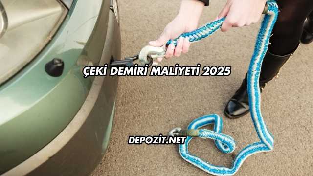 Çeki Demiri Maliyeti 2025