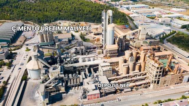 Çimento Üretim Maliyeti