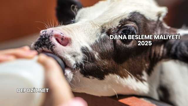 Dana Besleme Maliyeti 2025