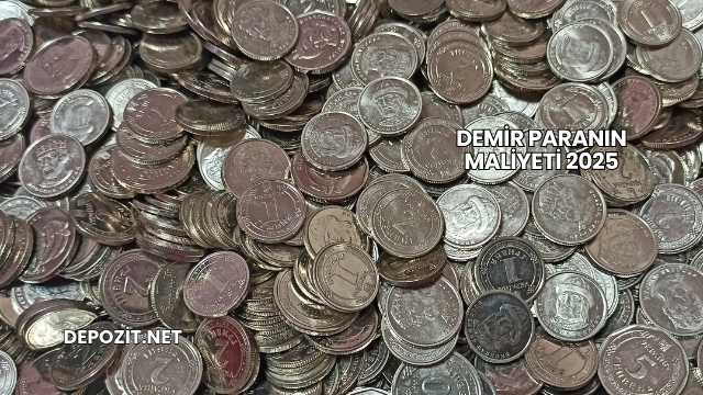 Demir Paranın Maliyeti 2025