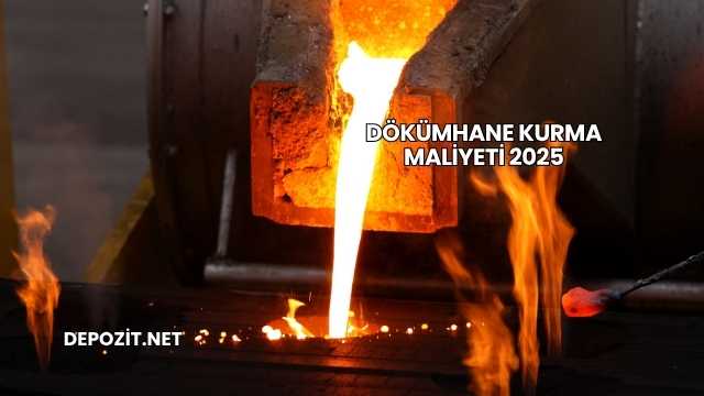 Dökümhane Kurma Maliyeti 2025
