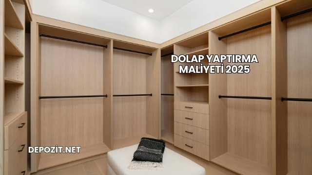 Dolap Yaptırma Maliyeti 2025