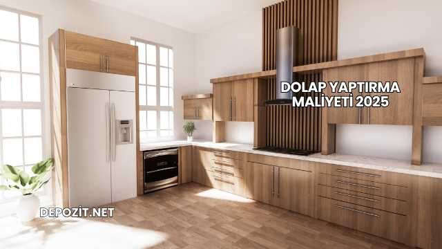 Dolap Yaptırma Maliyeti 2025