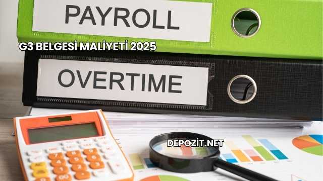 G3 Belgesi Maliyeti 2025