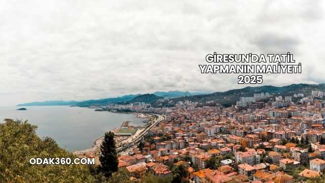 Giresun'da Tatil Yapmanın Maliyeti 2025