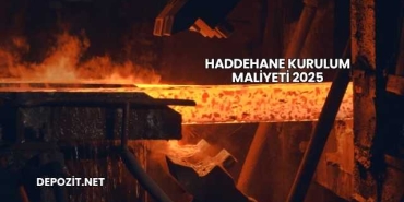 Haddehane Kurulum Maliyeti 2025