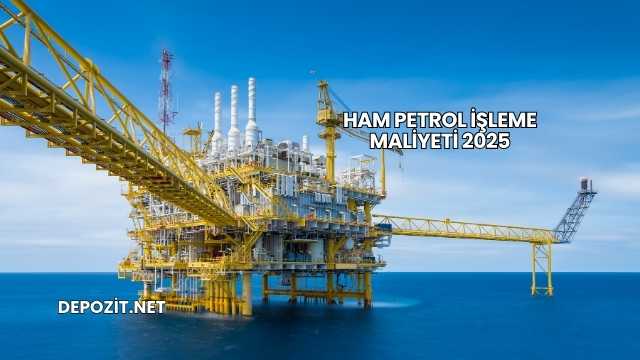 Ham Petrol İşleme Maliyeti 2025
