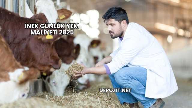 İnek Günlük Yem Maliyeti 2025