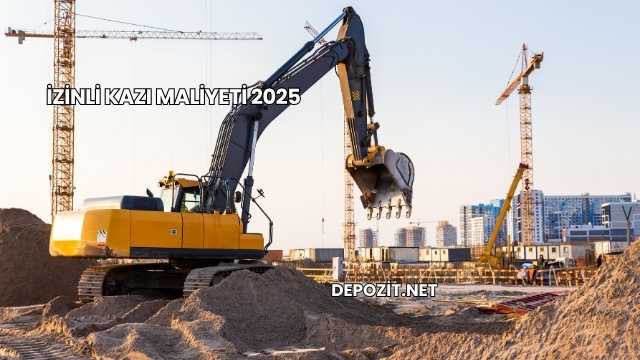 İzinli Kazı Maliyeti 2025
