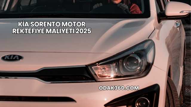 Kia Sorento Motor Rektefiye Maliyeti 2025