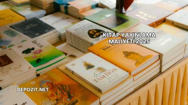 Kitap Yayınlama Maliyeti 2025