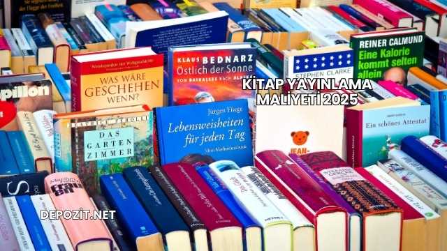 Kitap Yayınlama Maliyeti 2025