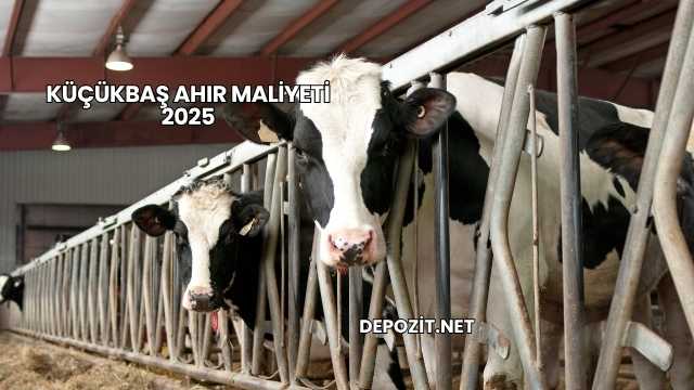 Küçükbaş Ahır Maliyeti 2025