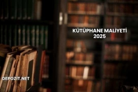 Kütüphane Maliyeti 2025