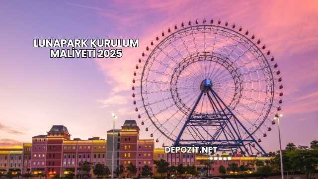 Lunapark Kurulum Maliyeti 2025
